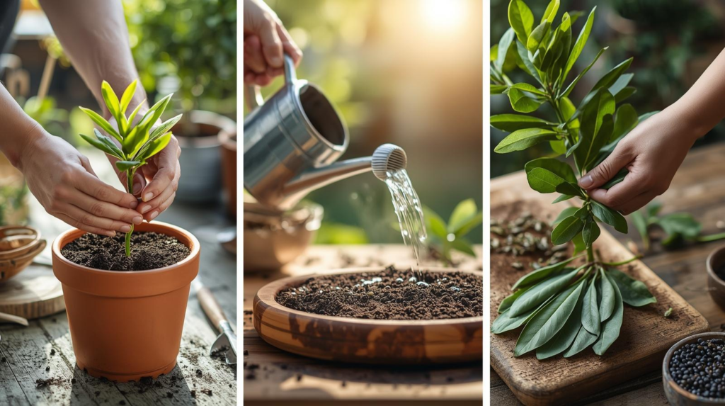 Bay leaf tree planting